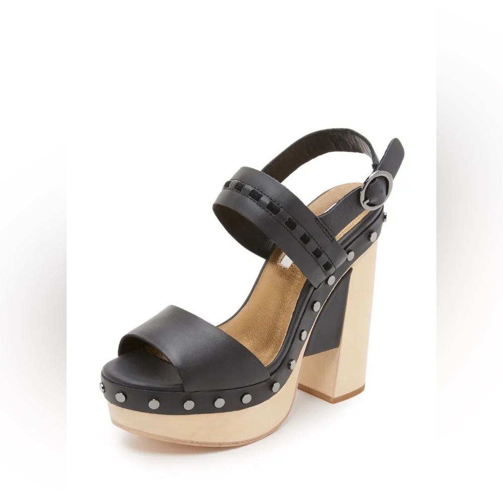Cynthia Vincent Women Potent Platform Sandal Black Size 7